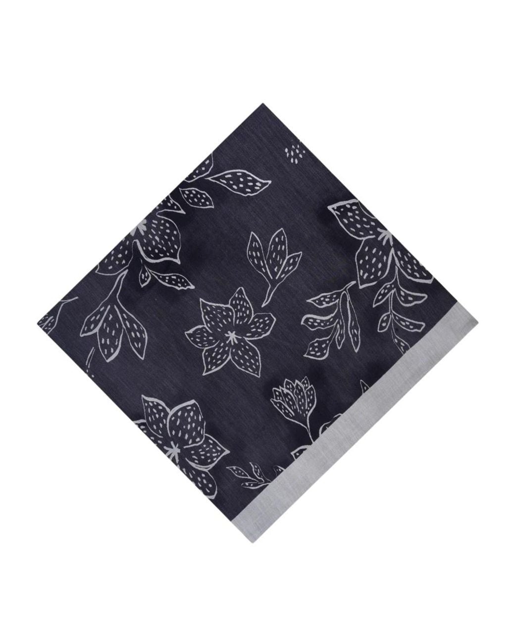 ALESSIA SANTI Blue Silk Scarves
