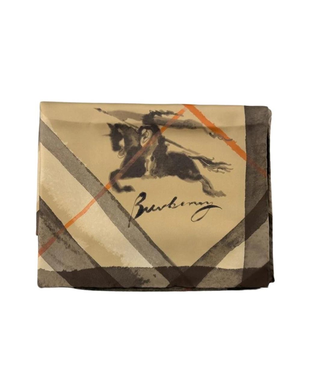 Silky Scarves Burberry de color Metallic