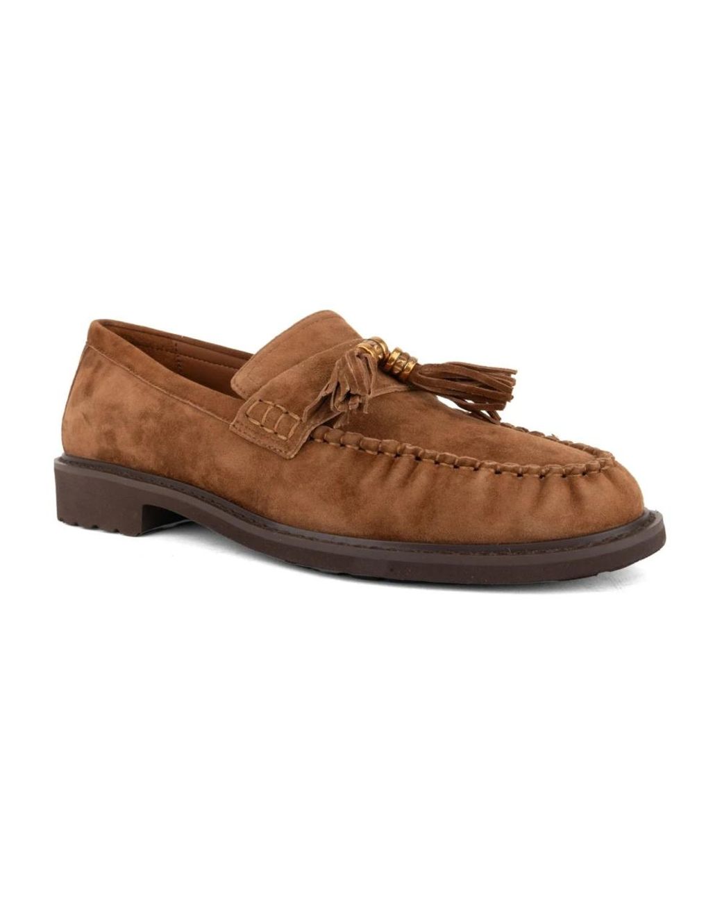 ADRIANNA FERETTI Brown Loafers