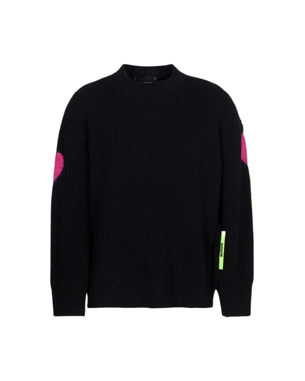 Barrow Black Round-Neck Knitwear