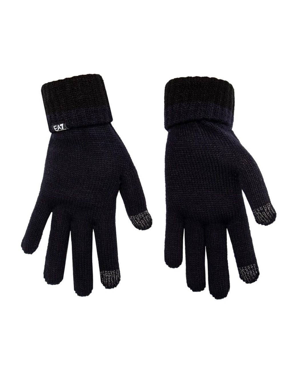 EA7 Accessoires ,Blauw ,Elegante Handschoenen in het Blue