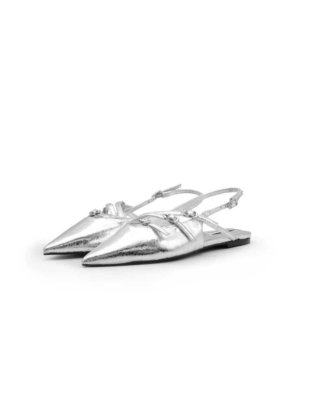 Steve Madden White Ballerinas