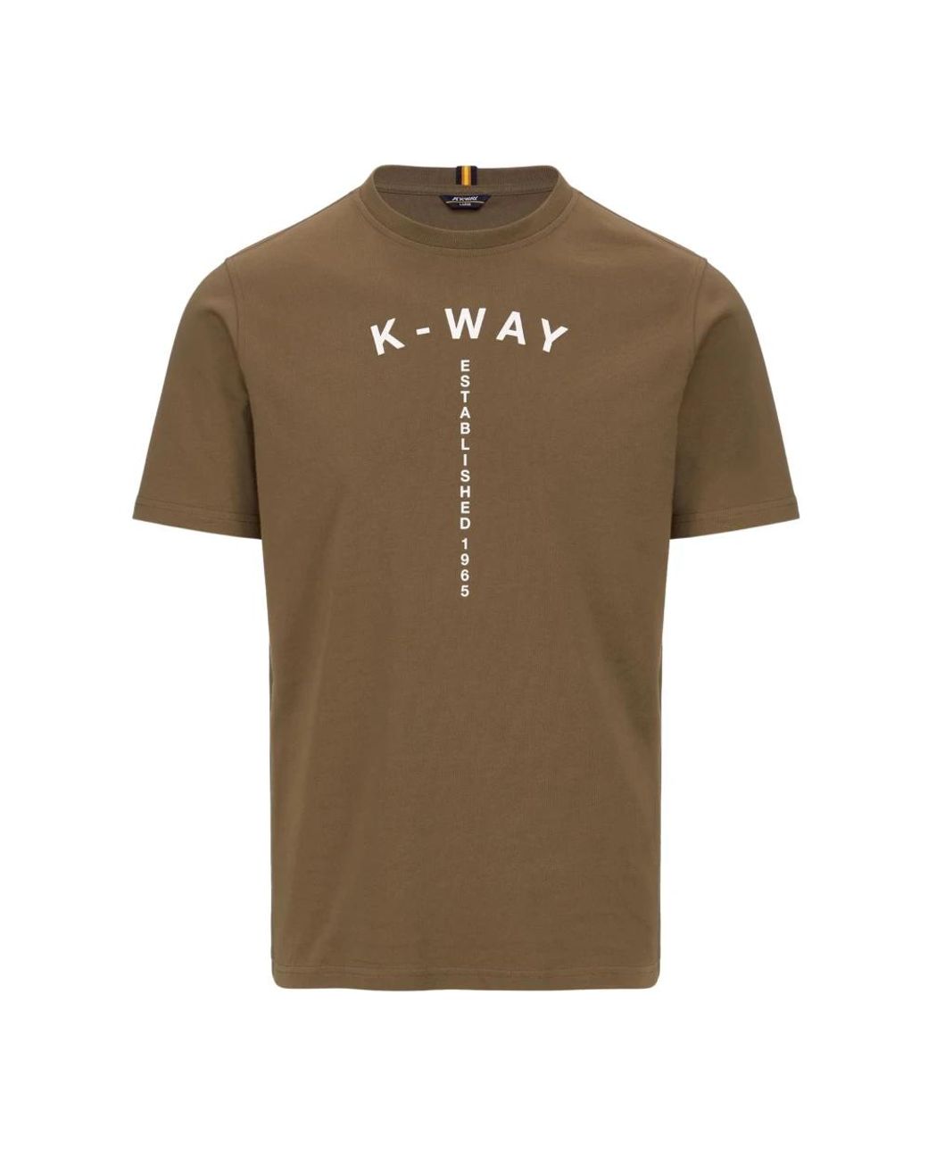 K-Way Green T-Shirts for men