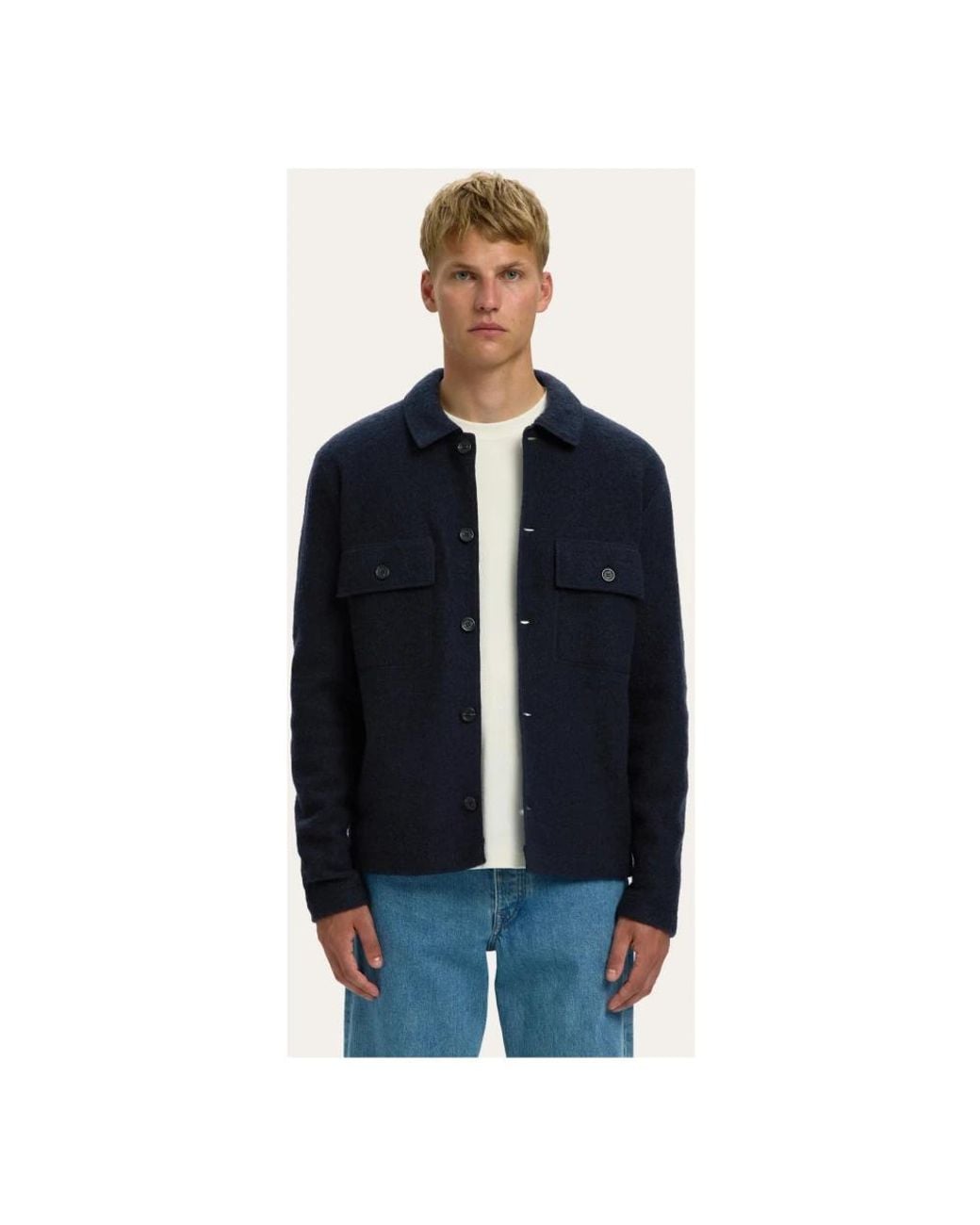 Light Jackets SELECTED de hombre de color Blue
