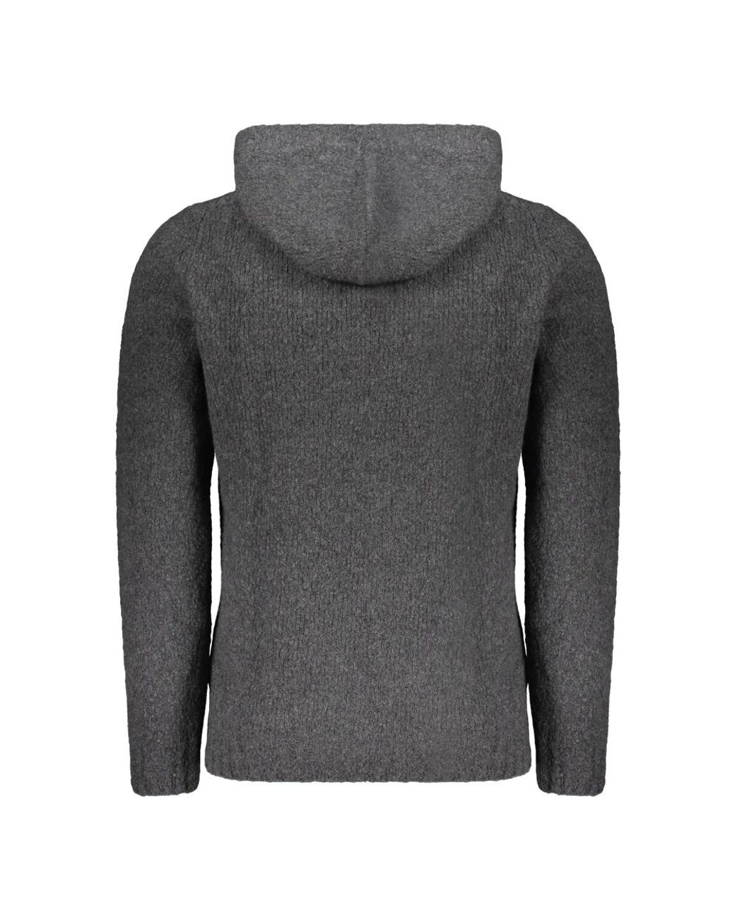 Fedeli Gray Hoodies for men