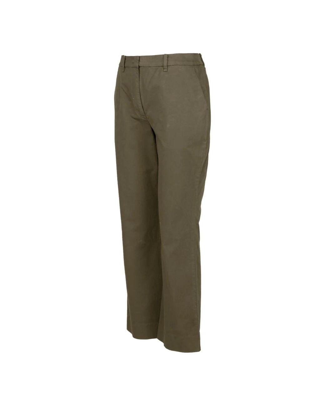 Straight Trousers Bomboogie de color Green