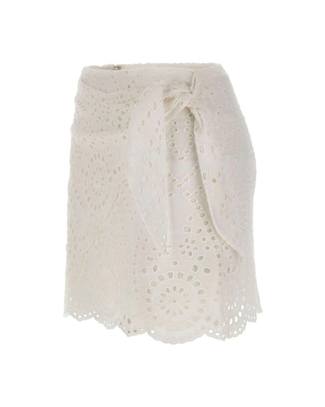 Mc2 Saint Barth White Short Skirts