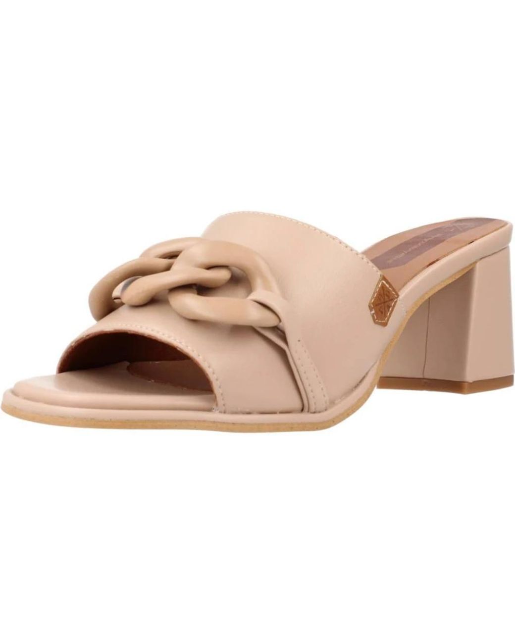 POPA Pink Heeled Mules