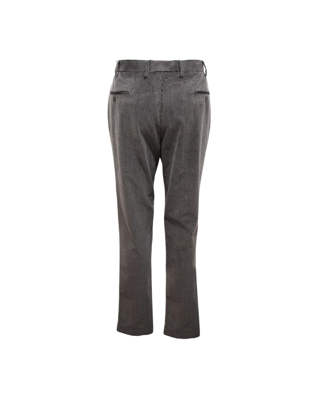 Armani Gray Slim-Fit Trousers for men