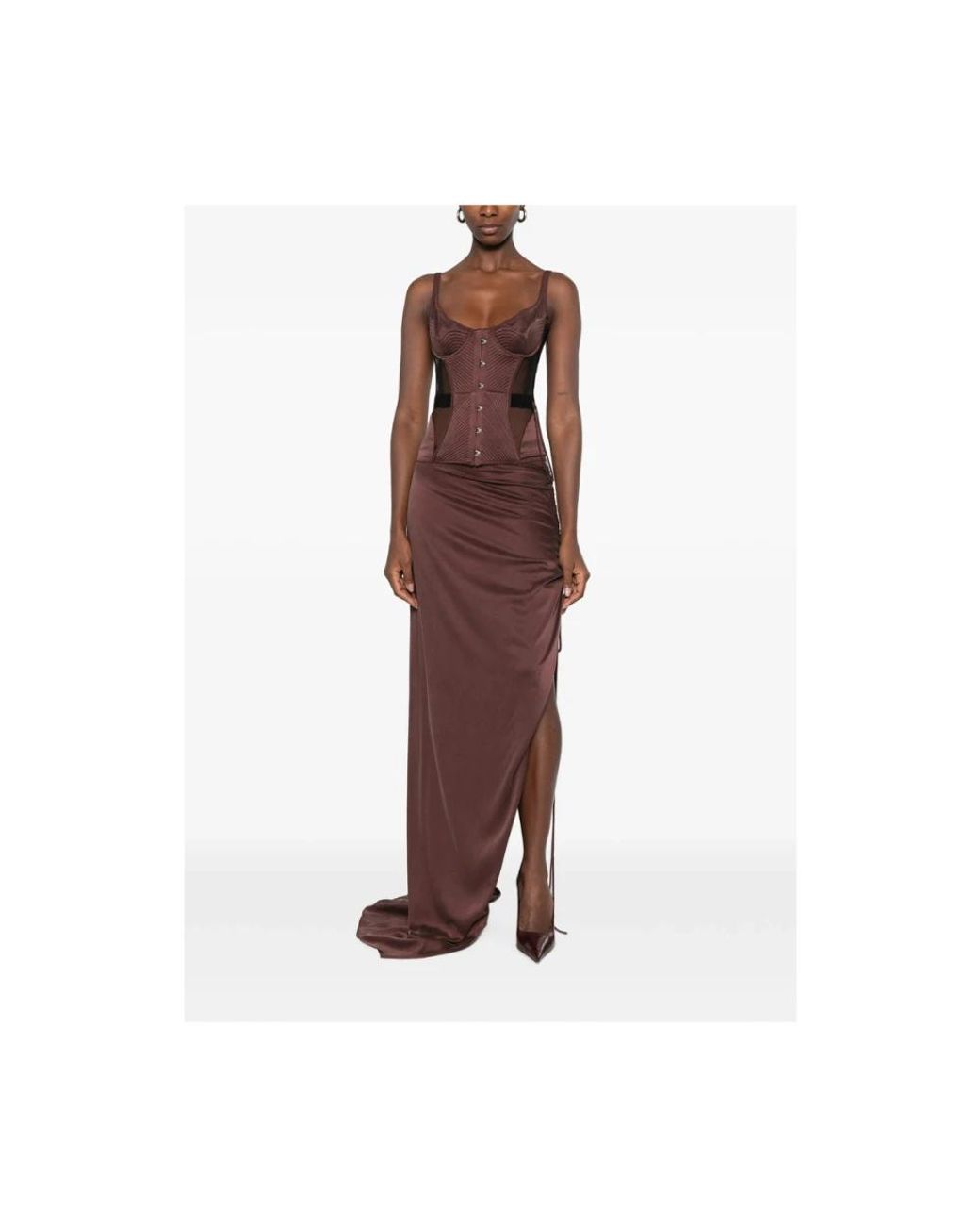 Maria Lucia Hohan Brown Party Dresses