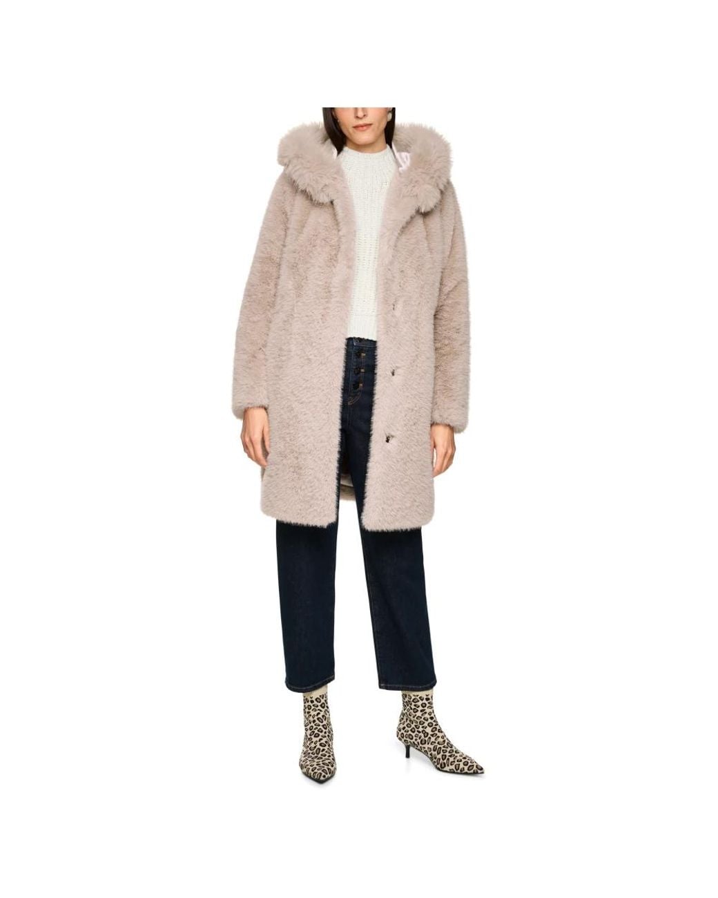 Marc Cain Natural Single-Breasted Coats