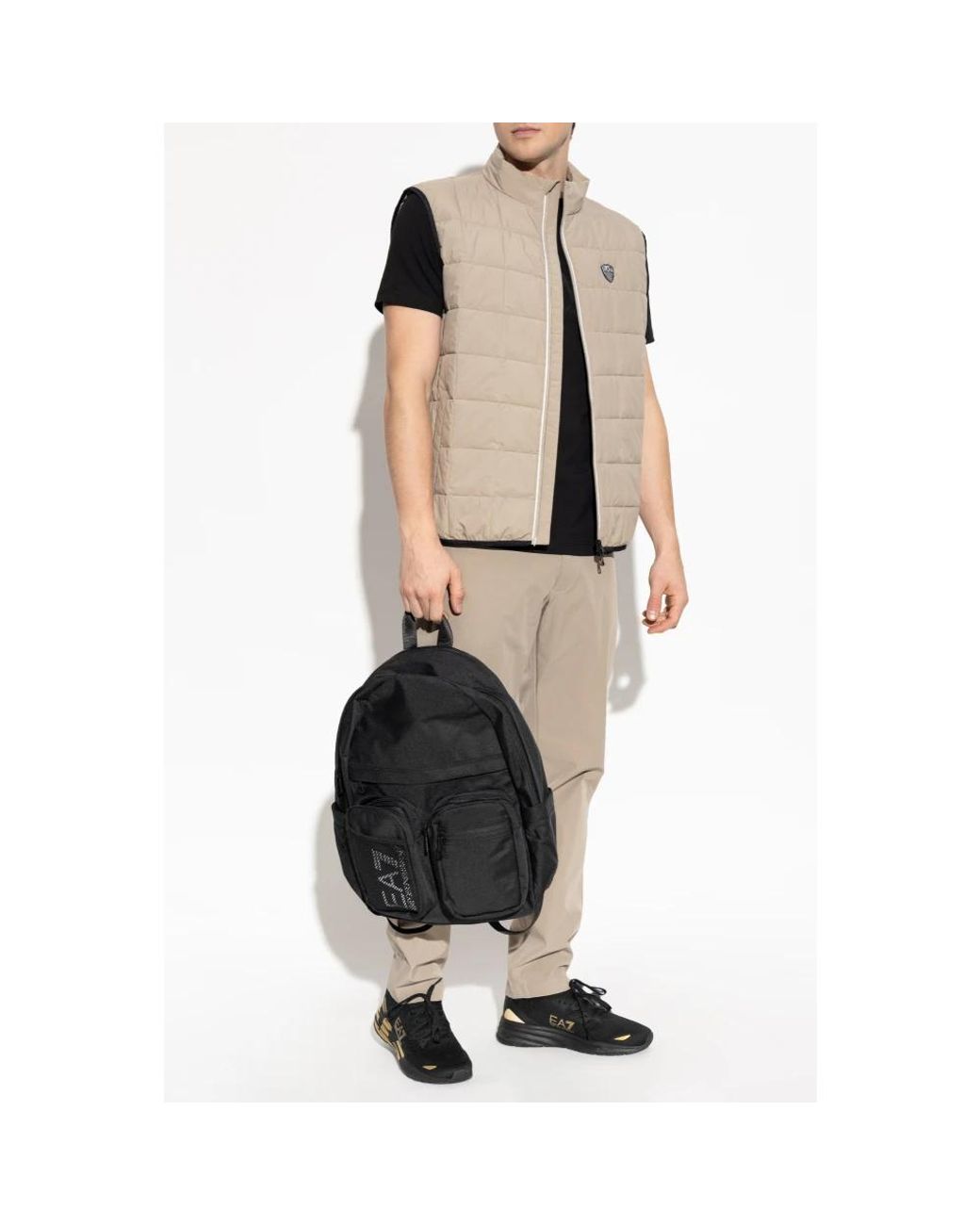 Vests EA7 pour homme en coloris Natural