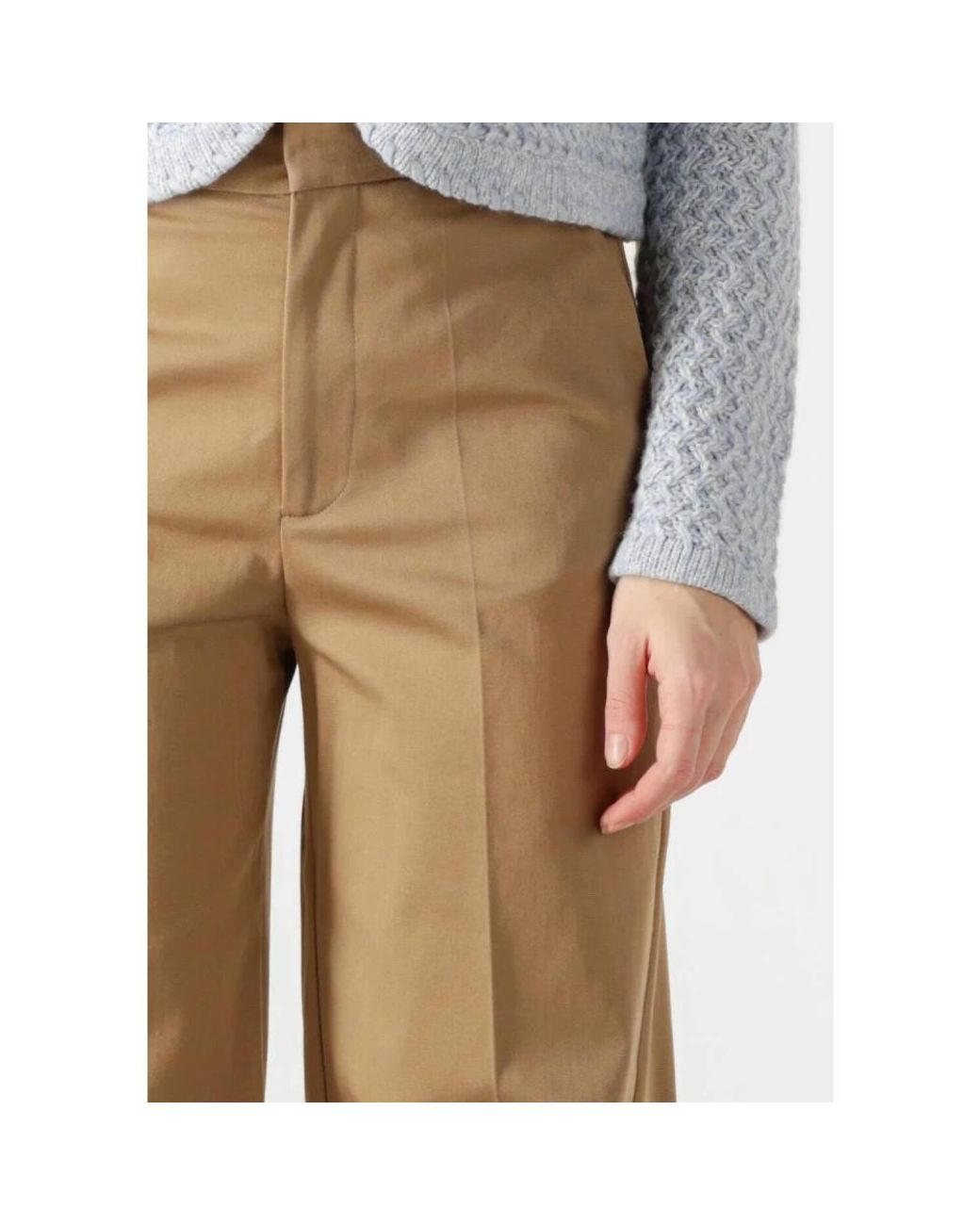 Vanessa Bruno Broeken ,Bruin ,Elegante Camel Broek Dulce in het Natural