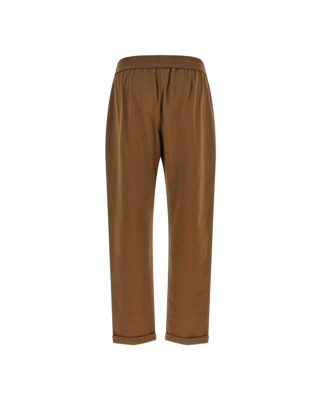 Brunello Cucinelli Brown Straight Trousers