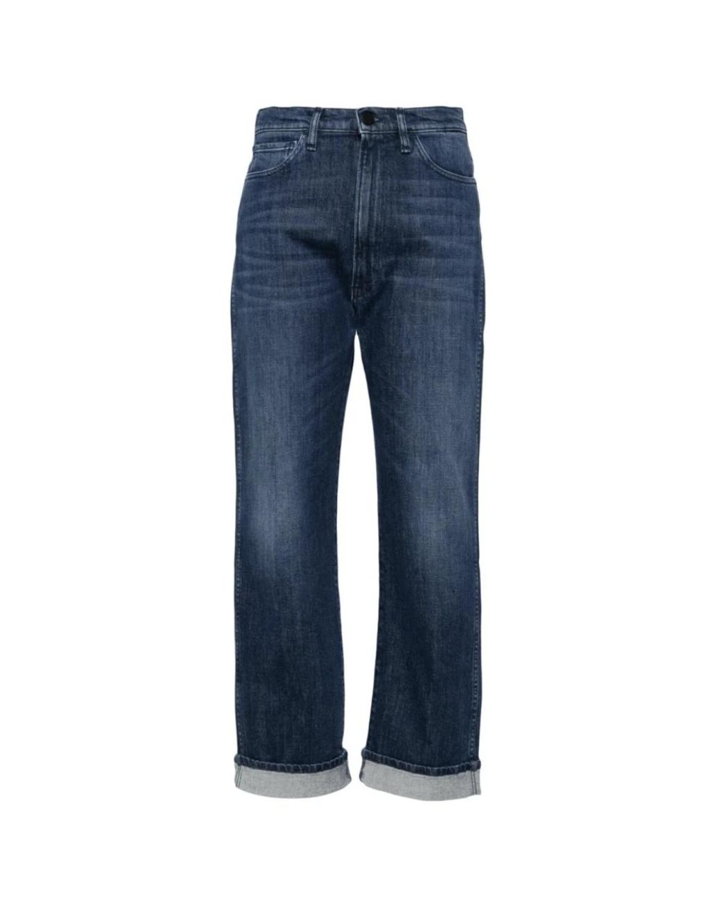 3x1 Blue Cropped Jeans