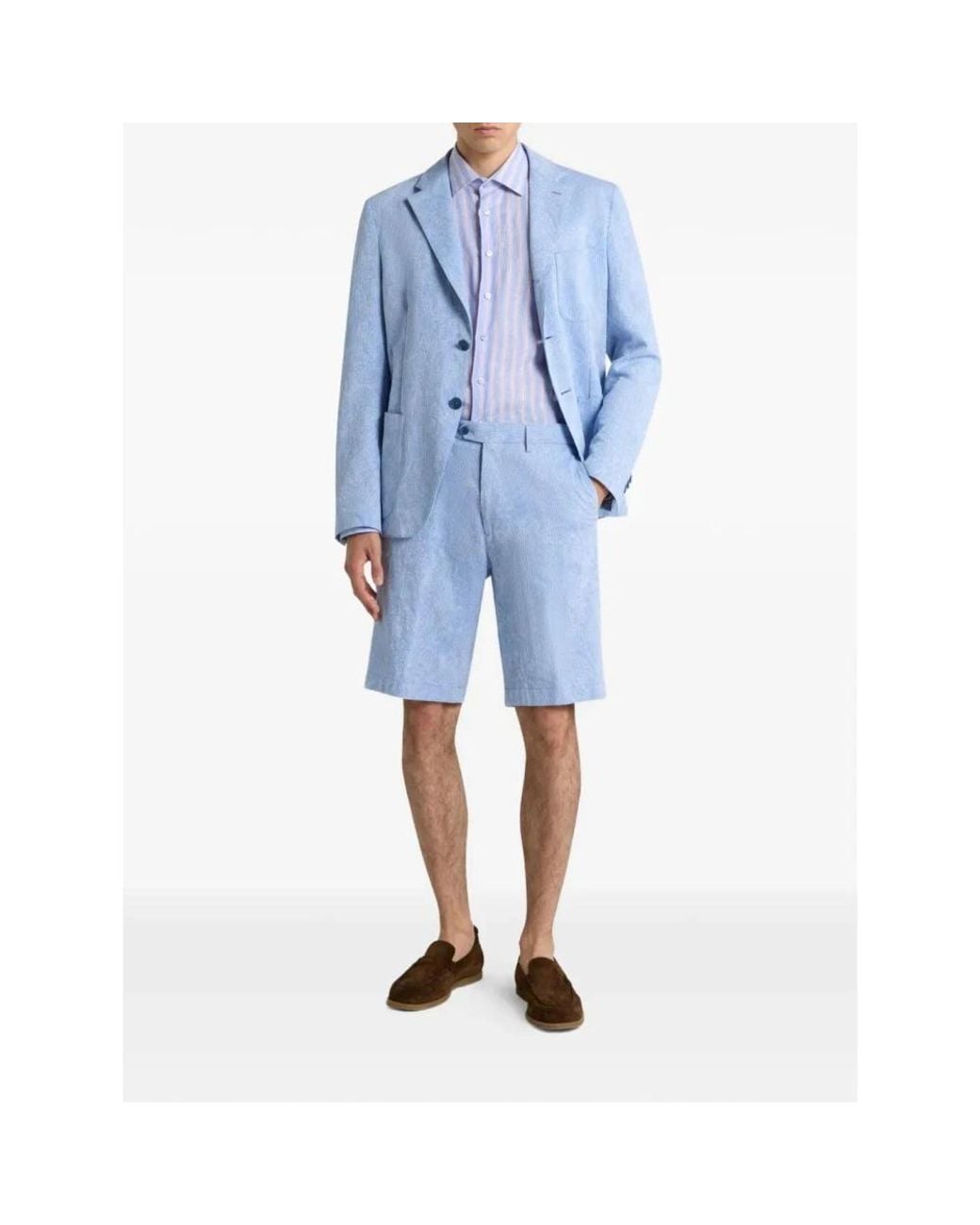 Etro Blue Blazers for men