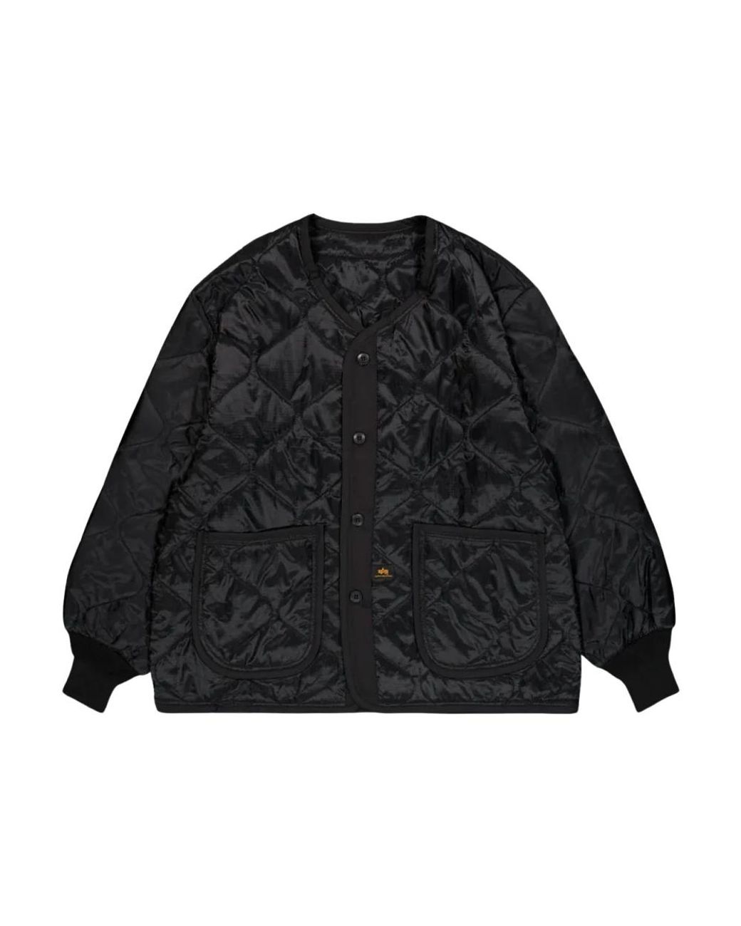 Alpha Industries Jassen ,Zwart ,Heritage Zwarte Liner Jas in het Black voor heren