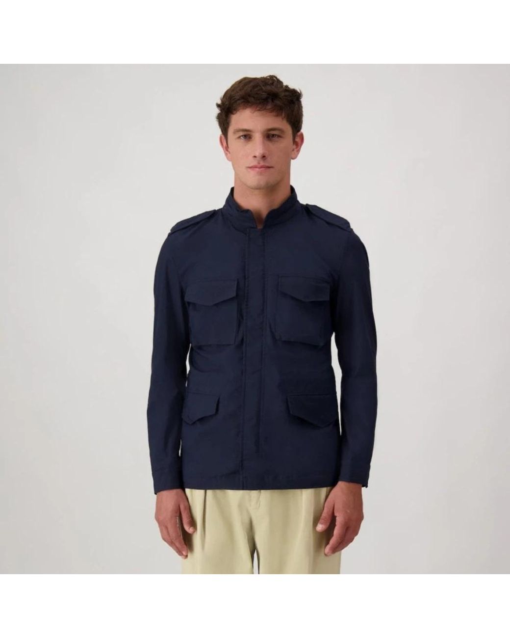 Light Jackets AUTORE de hombre de color Blue