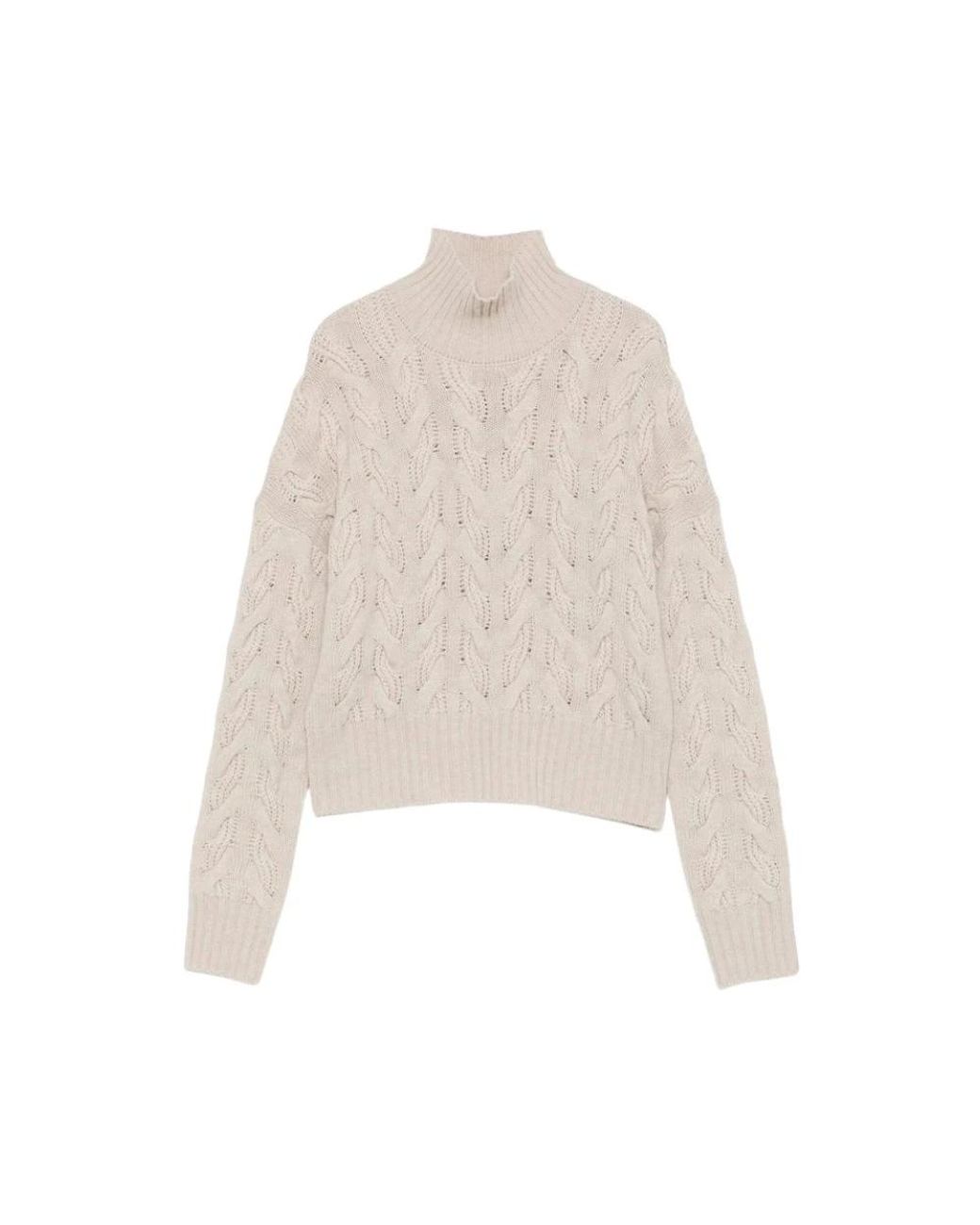 Max Mara Natural Turtlenecks