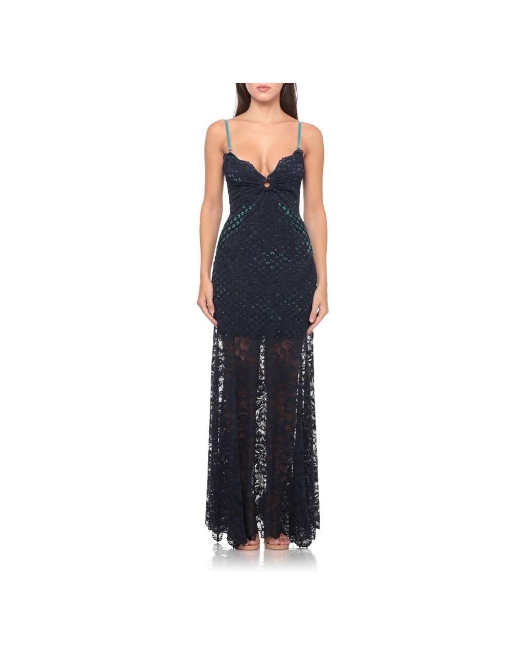 Gowns Rabanne de color Blue