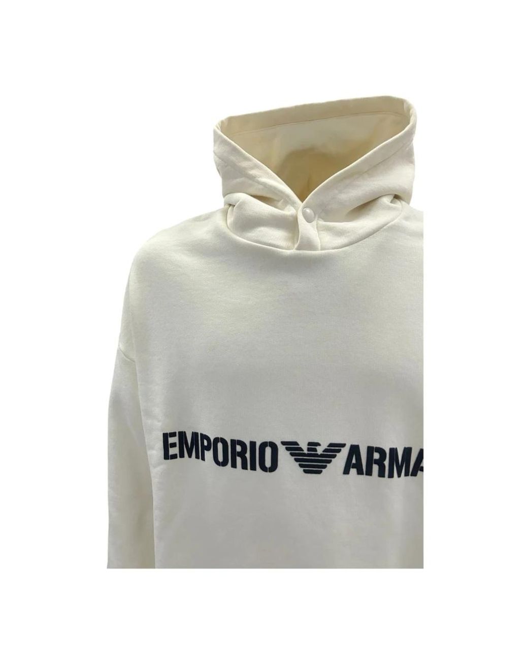 Emporio Armani Gray Hoodies for men