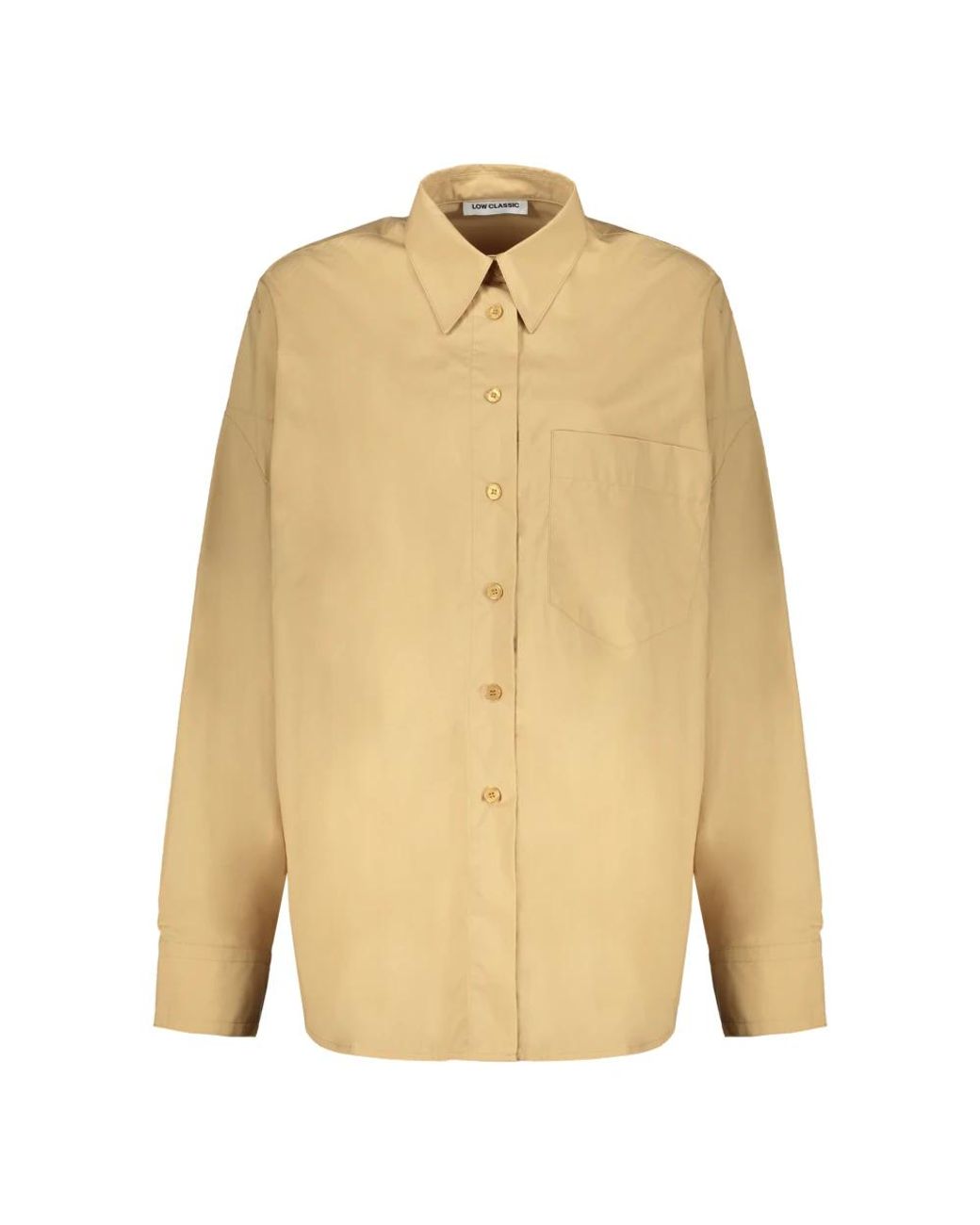 Shirts Low Classic en coloris Natural