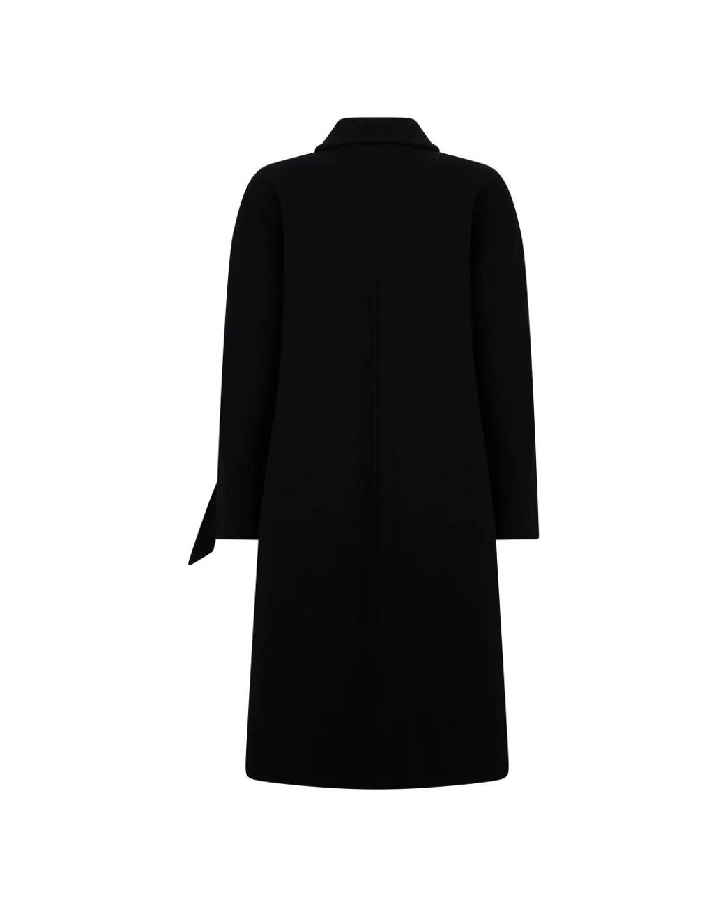 Alberta Ferretti Black Belted Coats