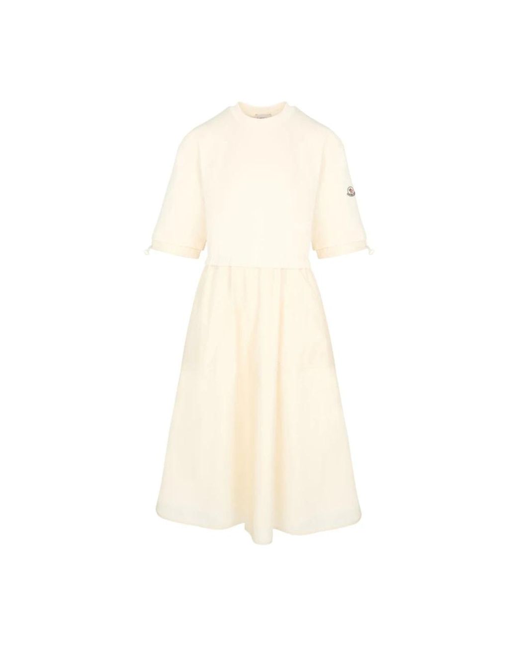 Moncler Natural Midi Dresses