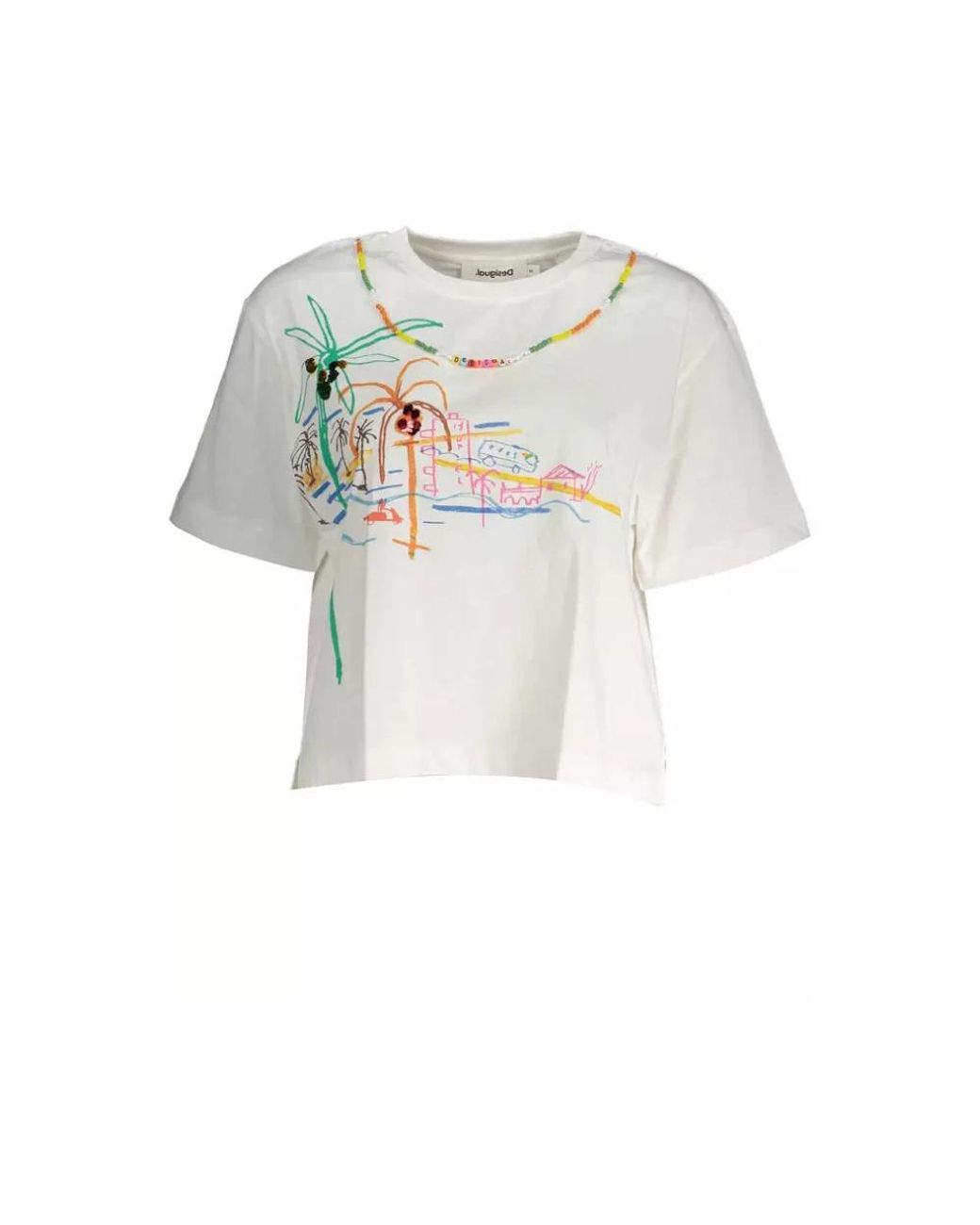Desigual White T-Shirts