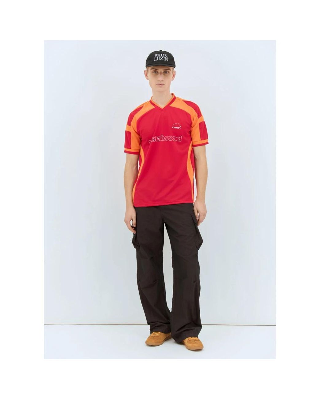 METALWOOD STUDIO Red T-Shirts for men