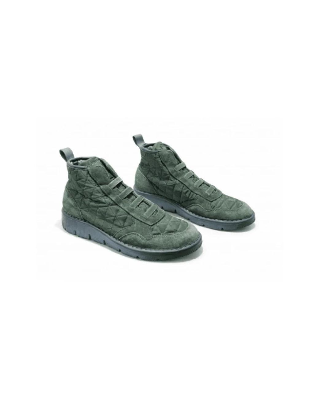 Pànchic Green Lace-Up Boots