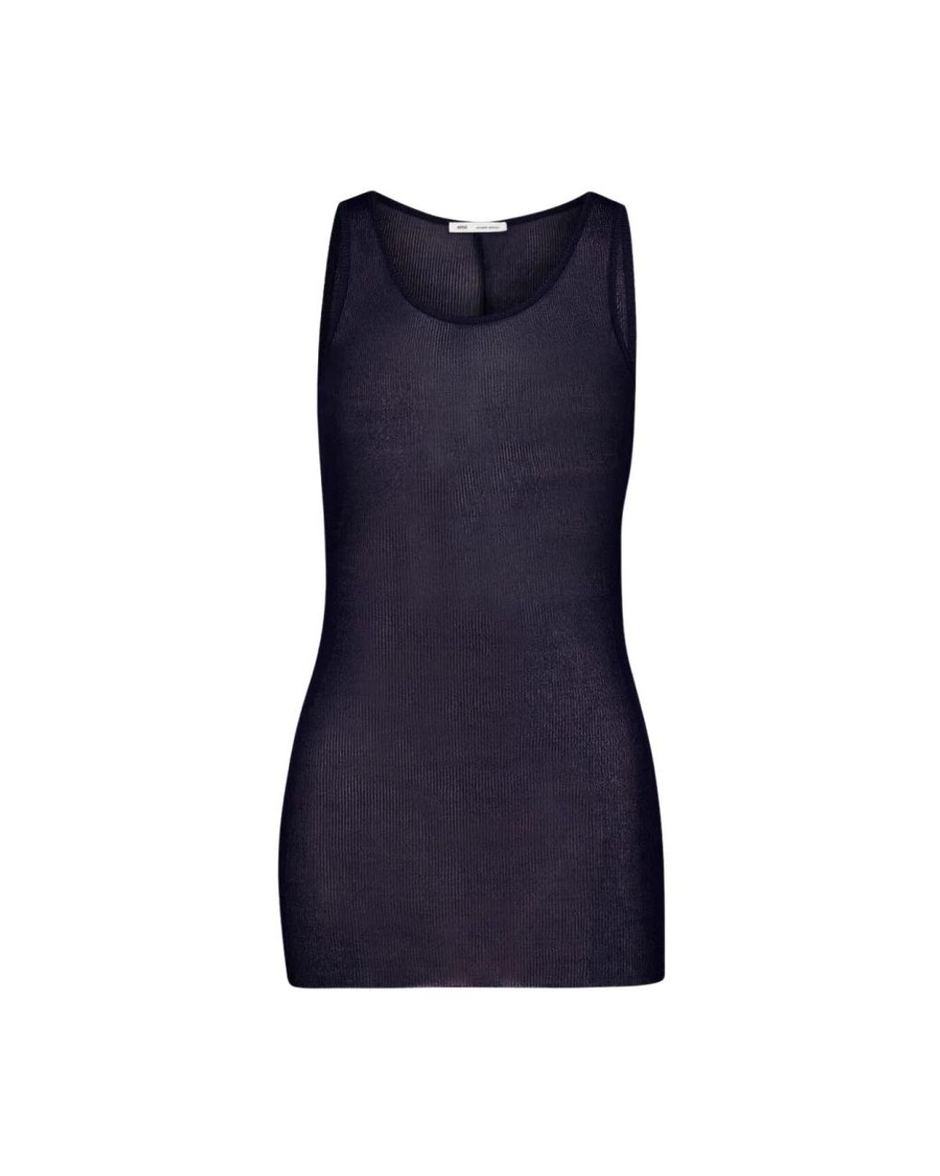 Sleeveless Tops AMI de color Blue