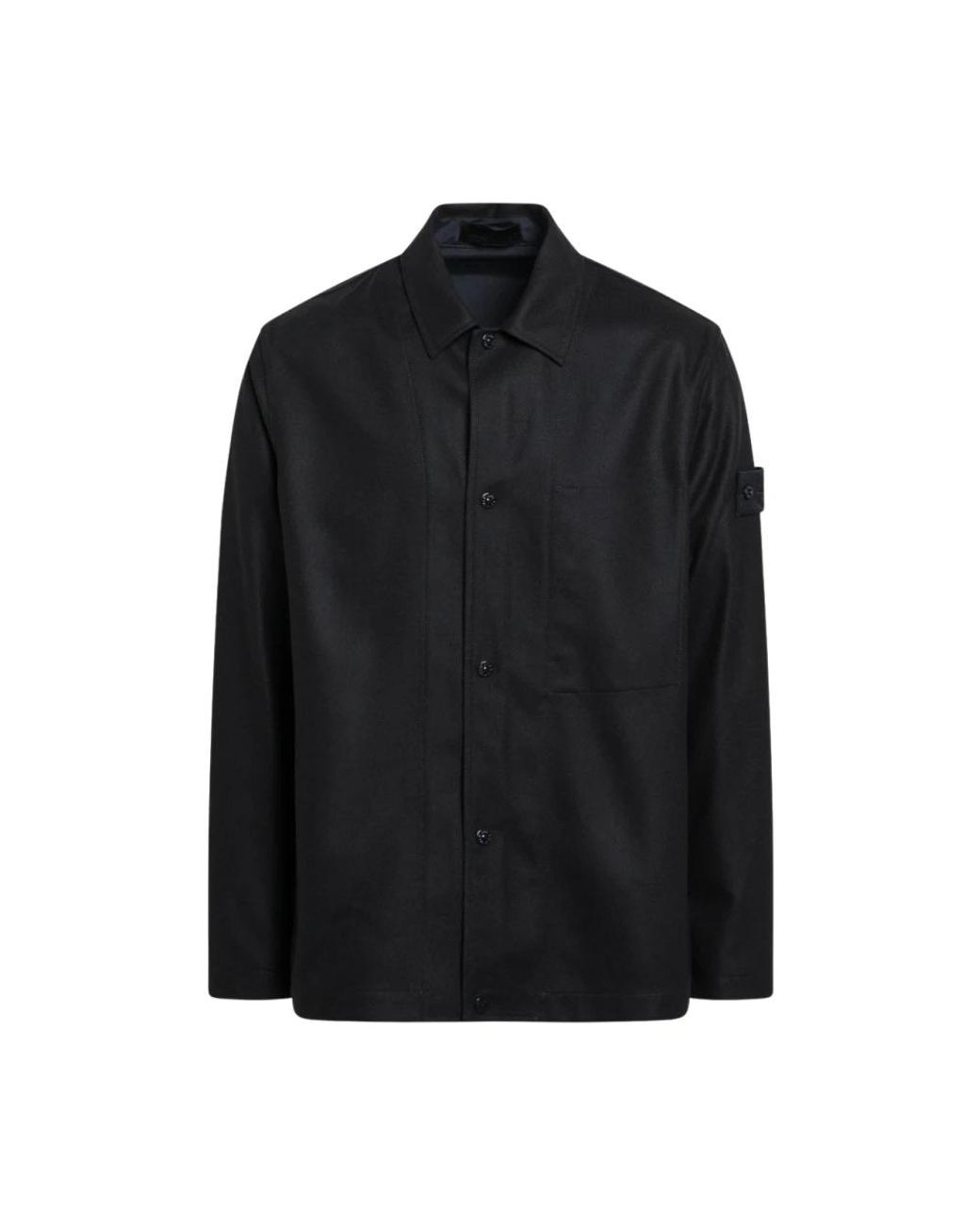 Stone Island Black Light Jackets for men