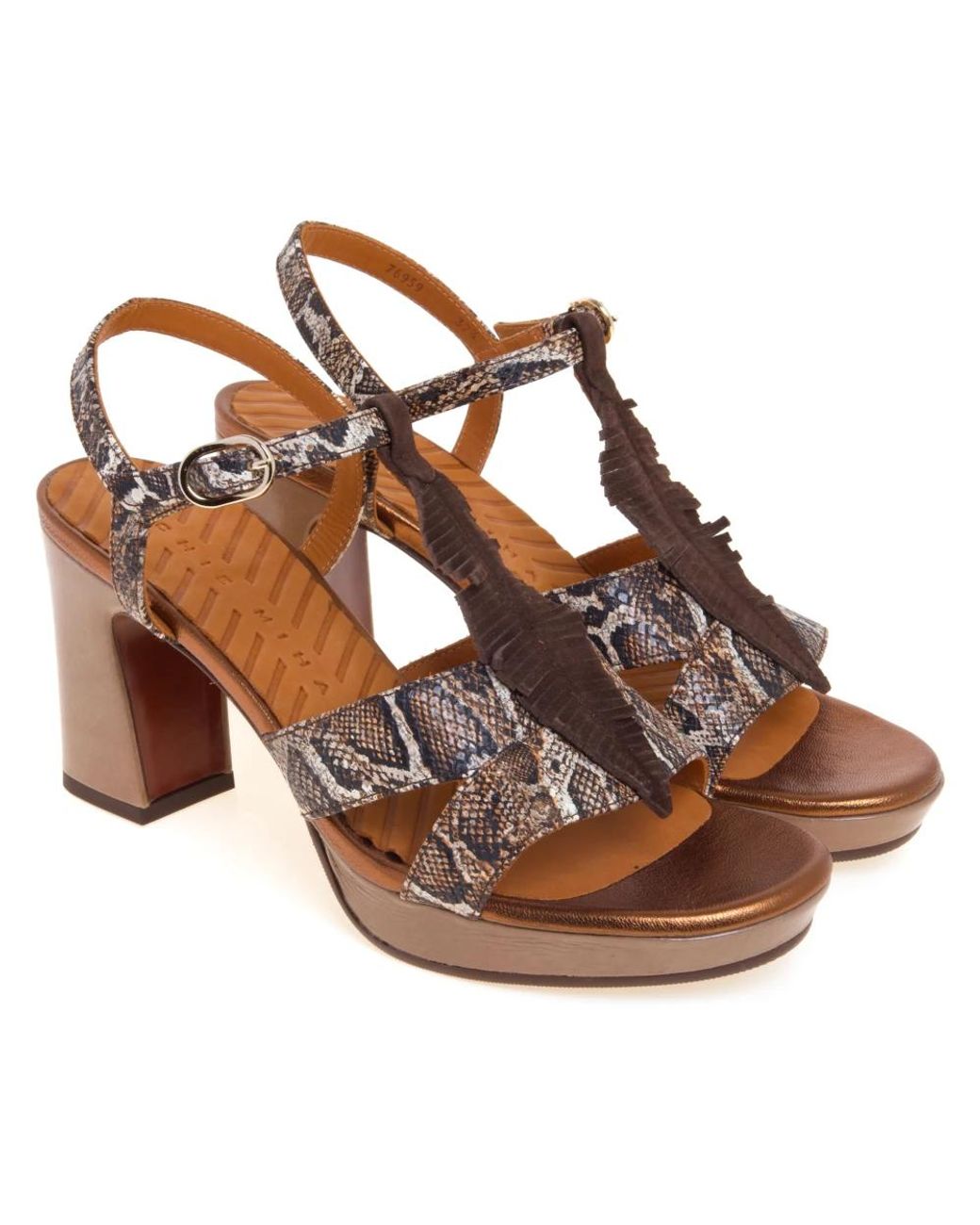 Chie Mihara Brown High Heel Sandals