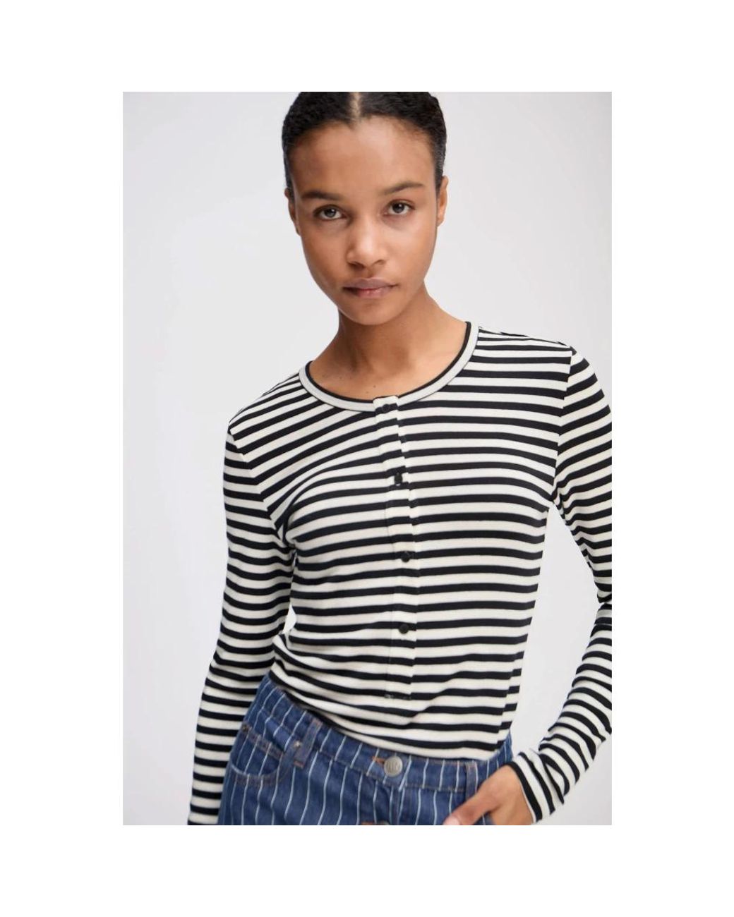 Munthe Black Long Sleeve T-Shirts