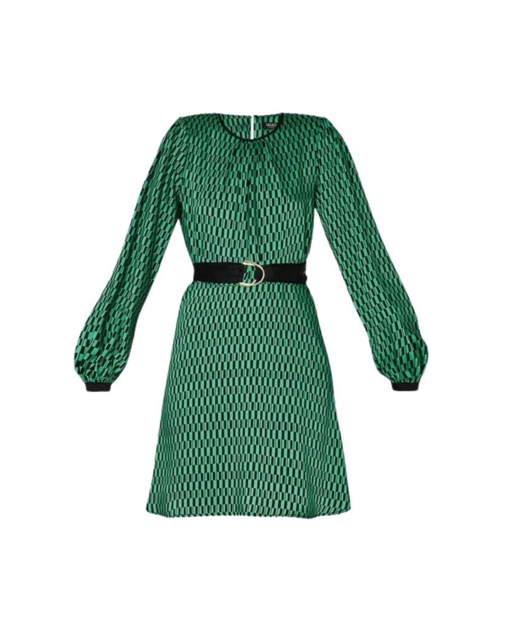 Liu Jo Green Short Dresses