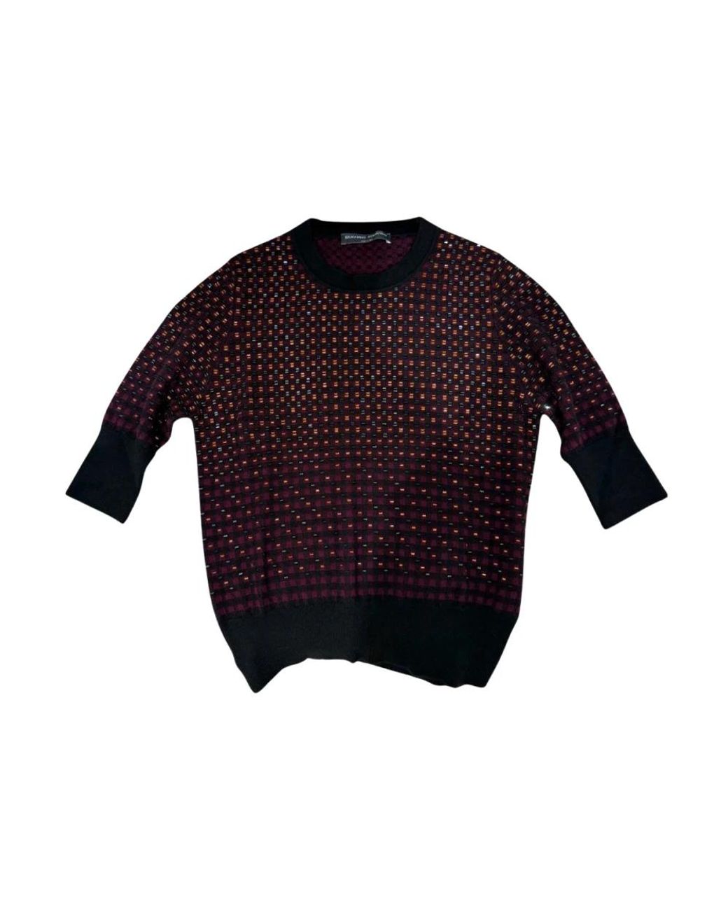 Ermanno Scervino Purple Round-Neck Knitwear