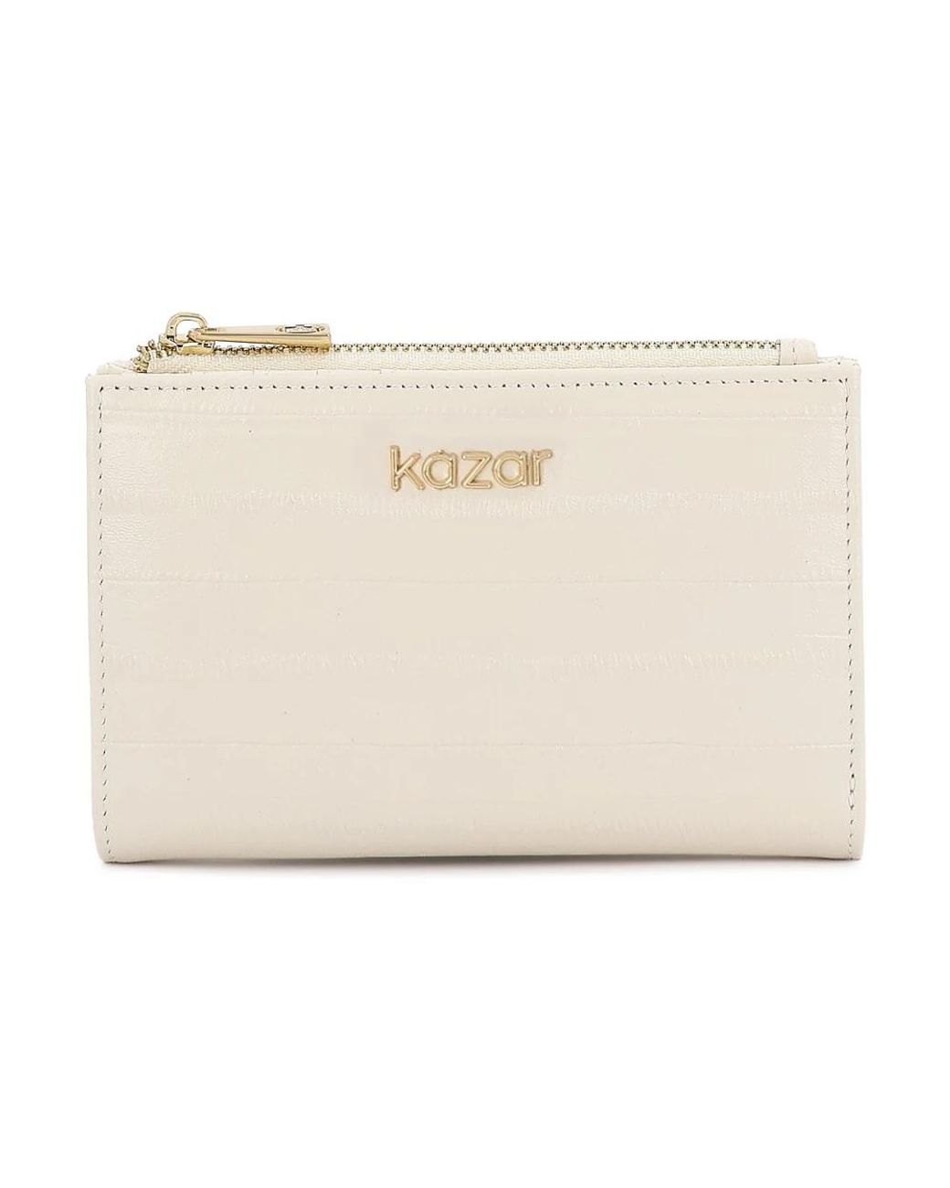 Kazar Accessoires ,Wit ,Leer Thalia Wallet in het Natural