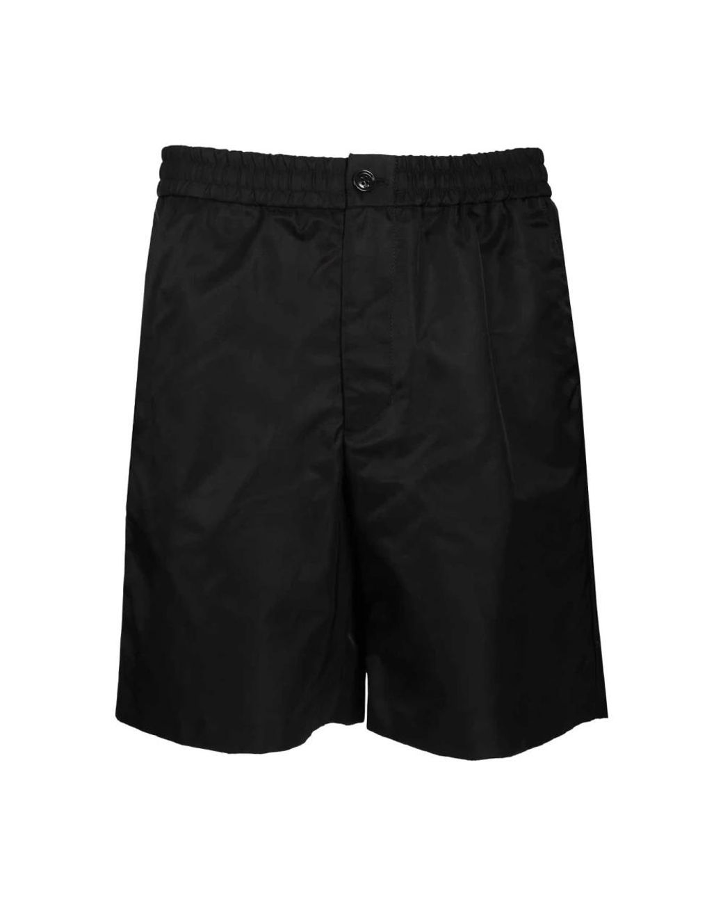 AMI Black Casual Shorts for men