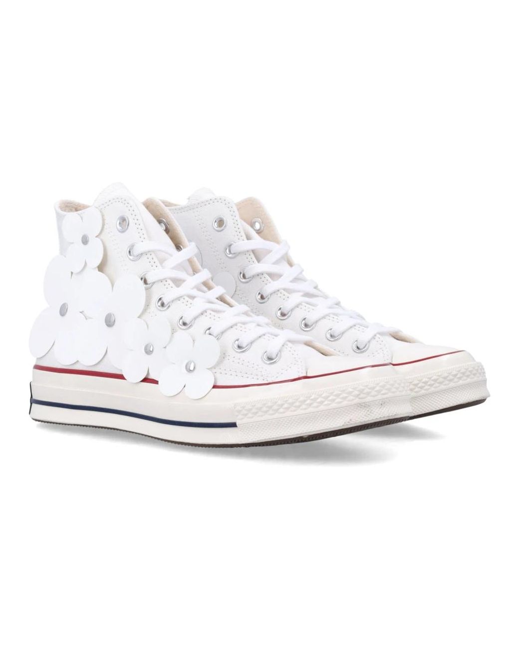 Converse White Chuck 70 3-D Flourish