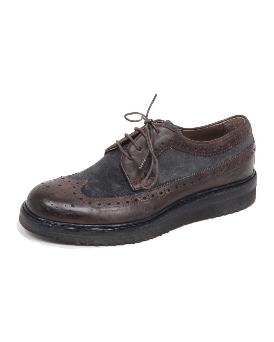 Corvari Black Laced Shoes for men