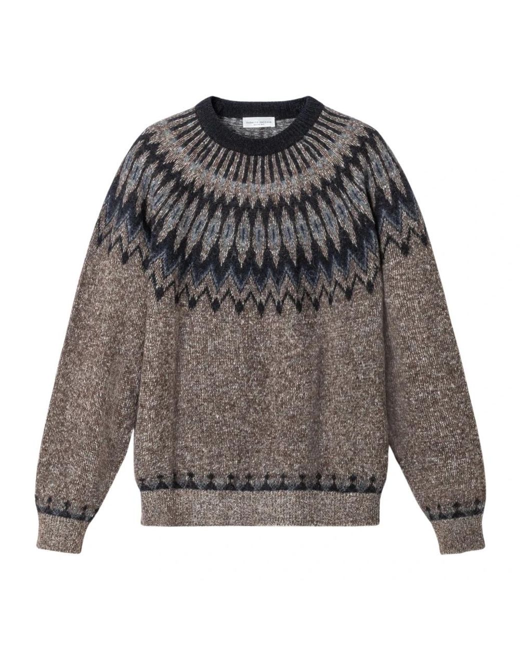Roberto Collina Gray Round-Neck Knitwear for men