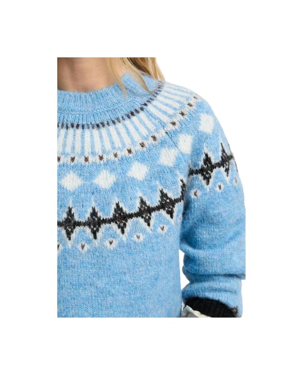 Pepe Jeans Blue Round-Neck Knitwear
