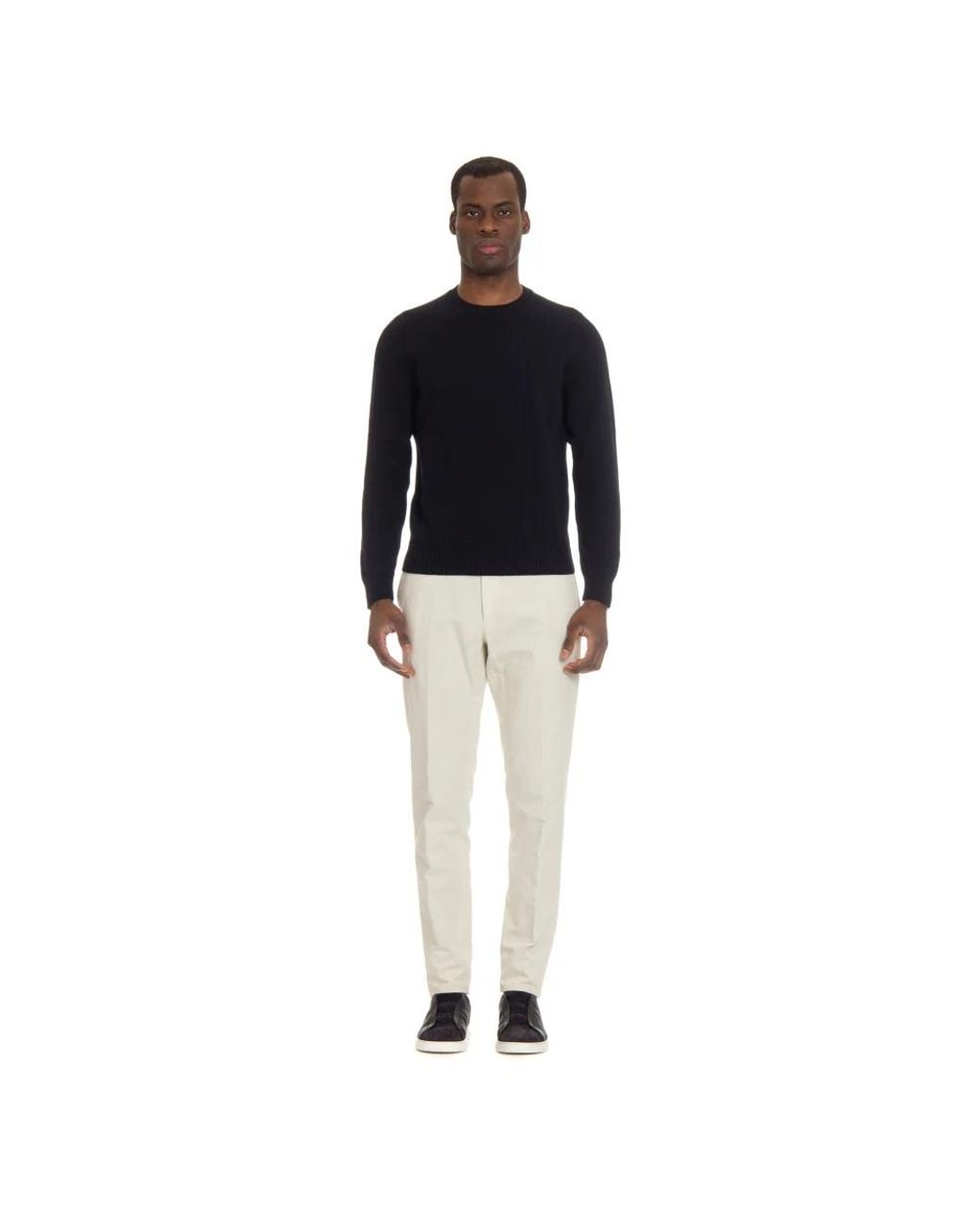 Drumohr Blue Round-Neck Knitwear for men