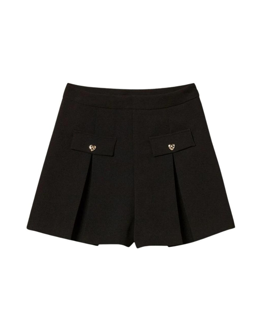 Twinset Black Short Shorts