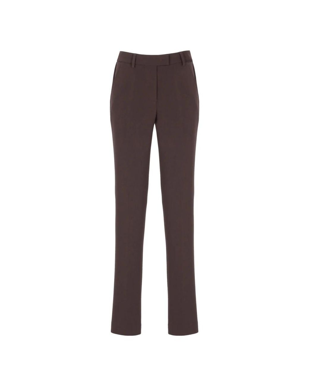Alberto Biani Brown Straight Trousers