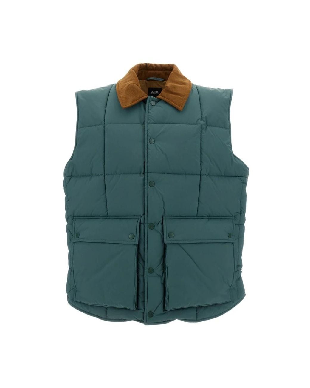 A.P.C. Green Waistcoats for men