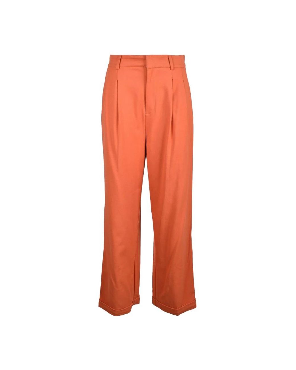 WEILI ZHENG Orange Wide Trousers