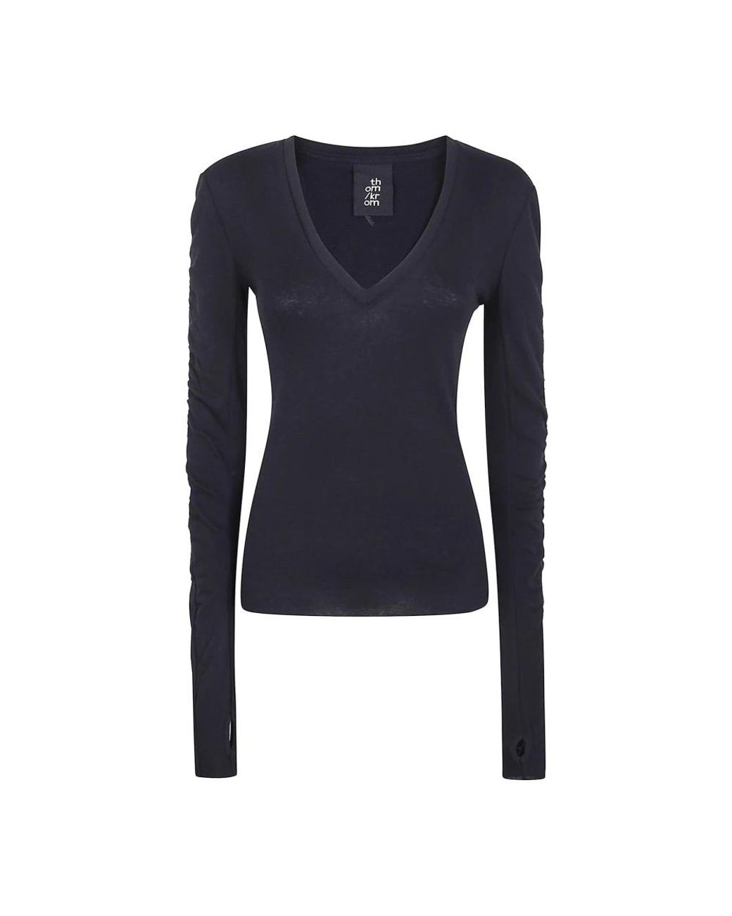 Thom Krom Blue V-Neck Knitwear