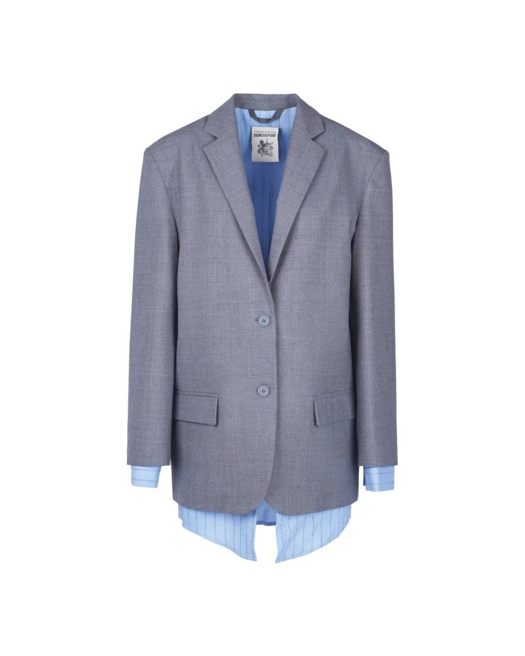 Semicouture Blue Blazers